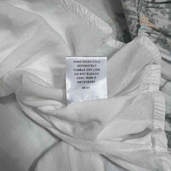 Sugarlips Francine Toile Print Ruffle Mini Dress Multi-Green Anthropologie - Picture 14 of 14